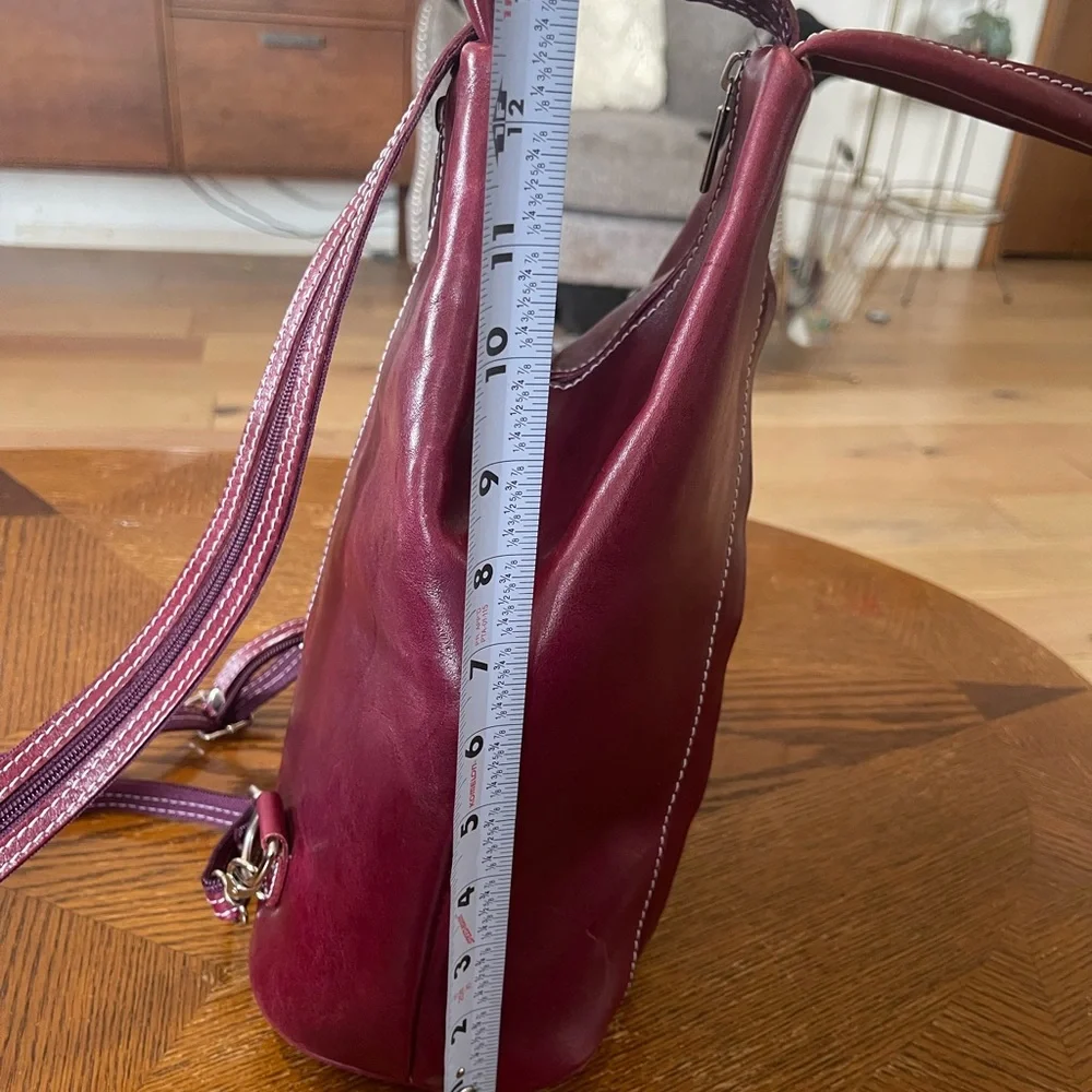 Vera Pelle Crossbody or Backpack Bag - Picture 4 of 12